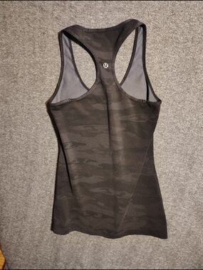 lululemon athletica Black Camo Racerback Tank